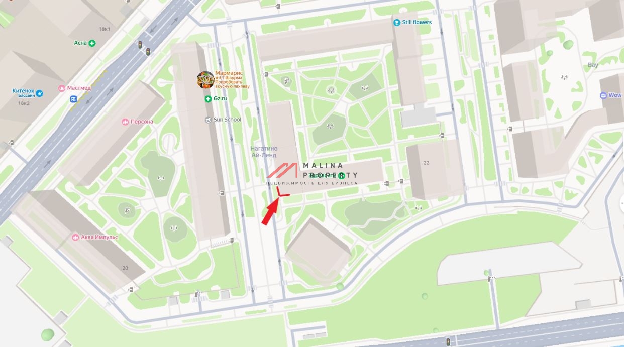 Продажа помещения с аптекой Здравсити в ЖК "Nagatino i-Land"