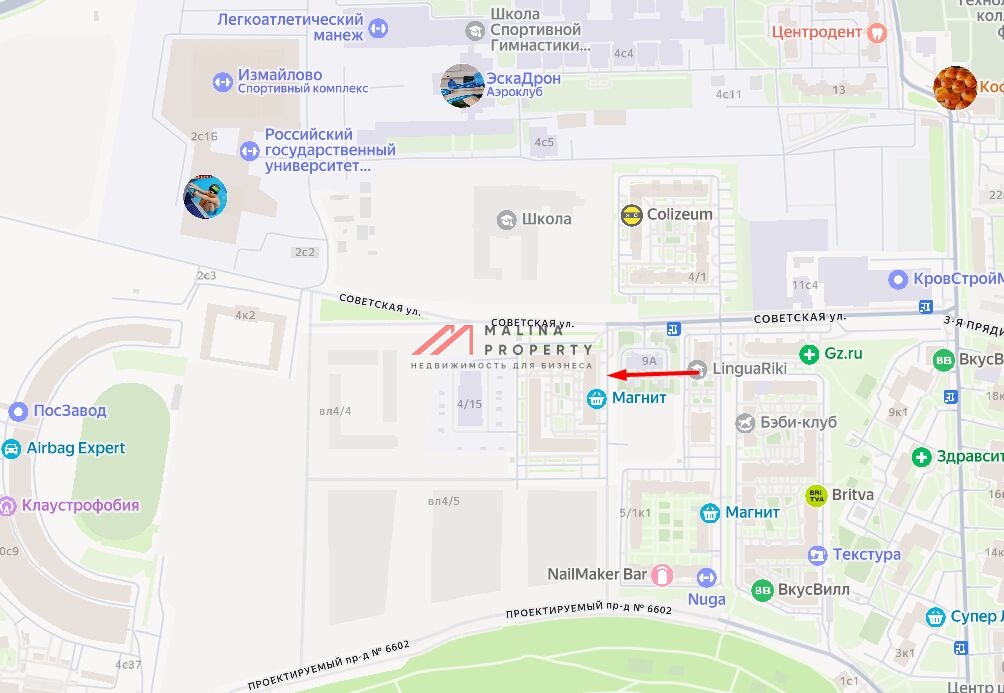 Продажа нежилого помещения на Сиреневом бульваре