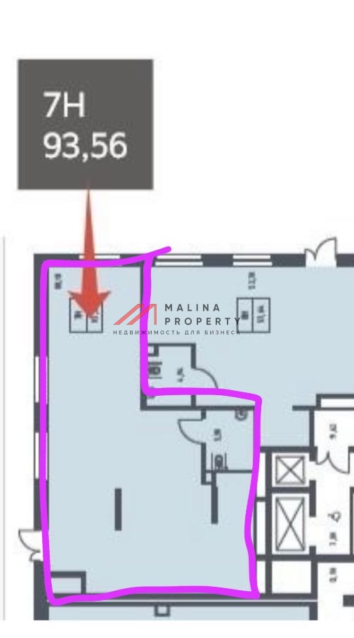 Продажа торгового помещения в ЖК "Эко Бунино"