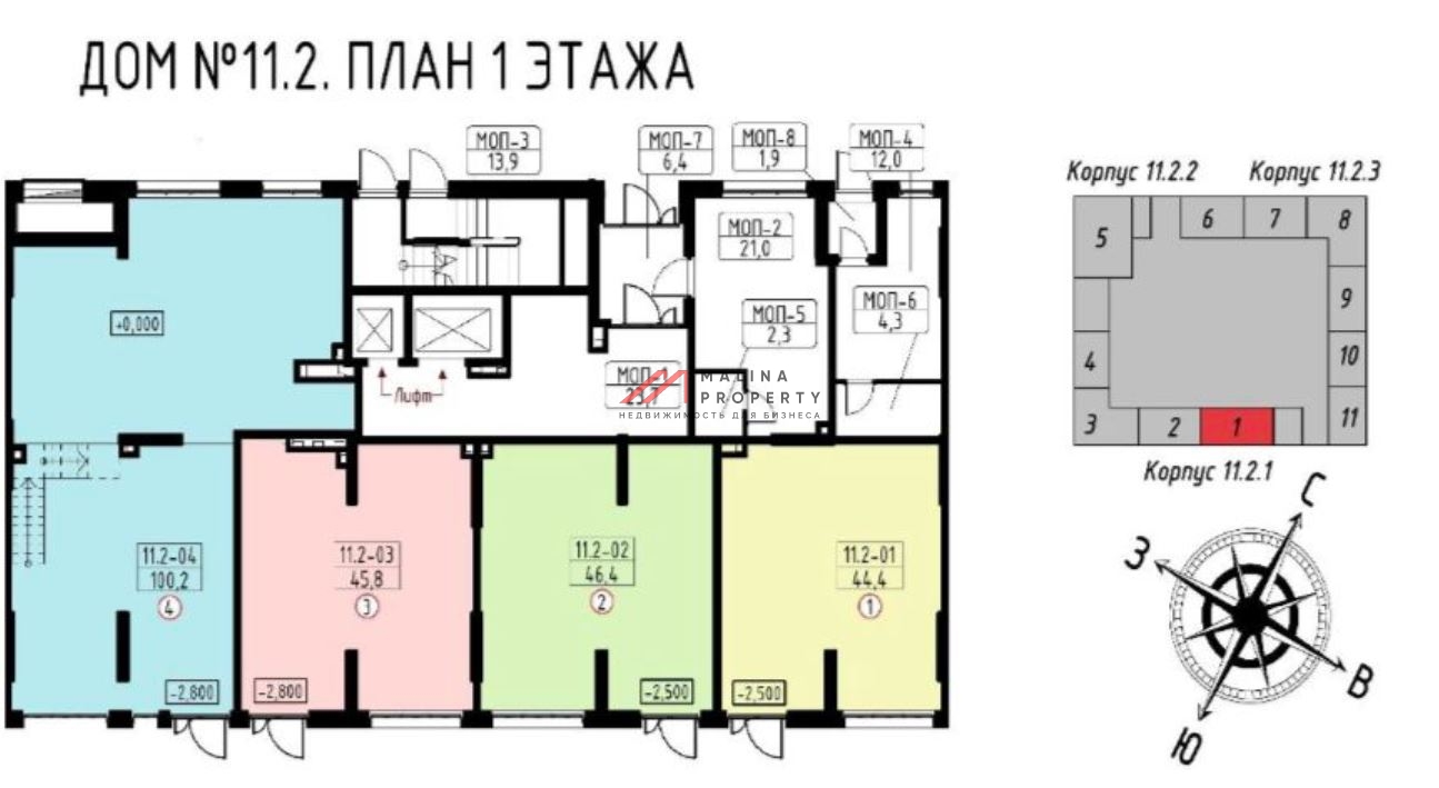 Продажа торгового помещения в жилом комплексе Прокшино