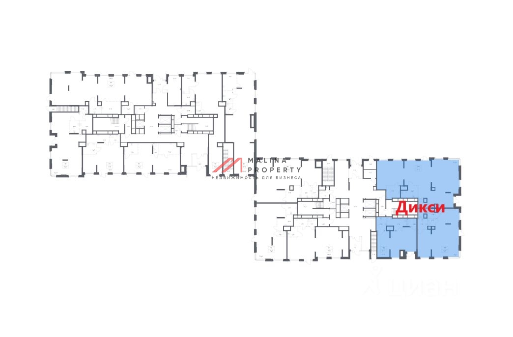 Продажа помещения с арендатором Дикси в ЖК "Тропарево парк" 