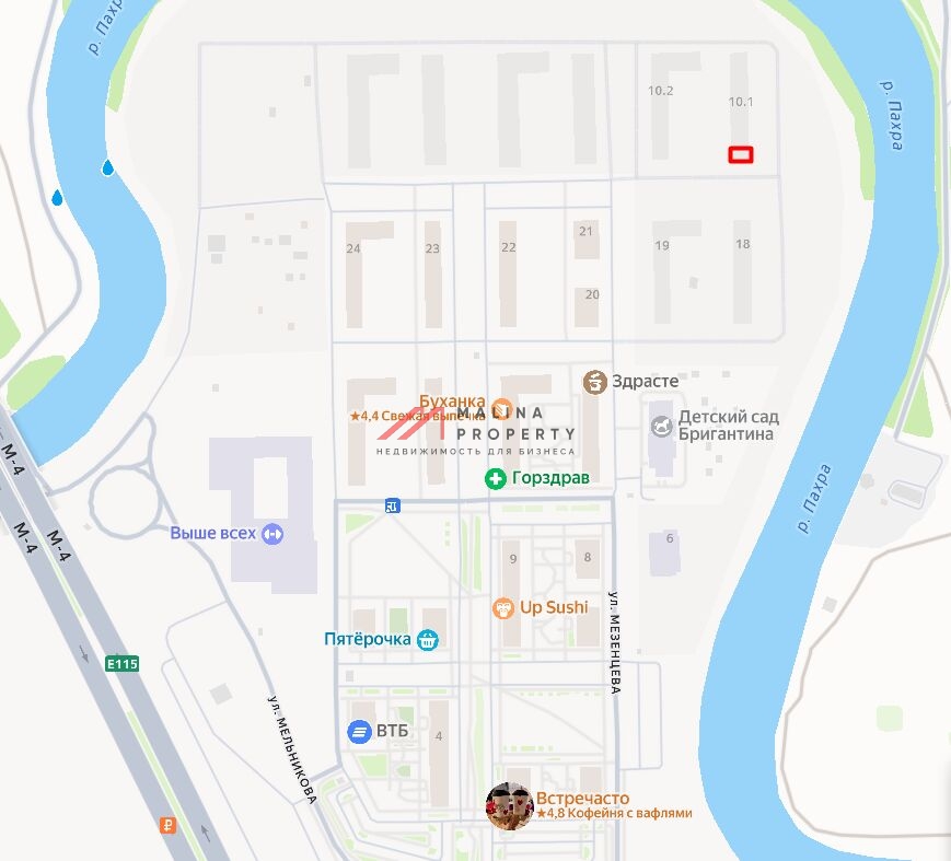 Продажа помещения в ЖК "Прибрежный Парк"