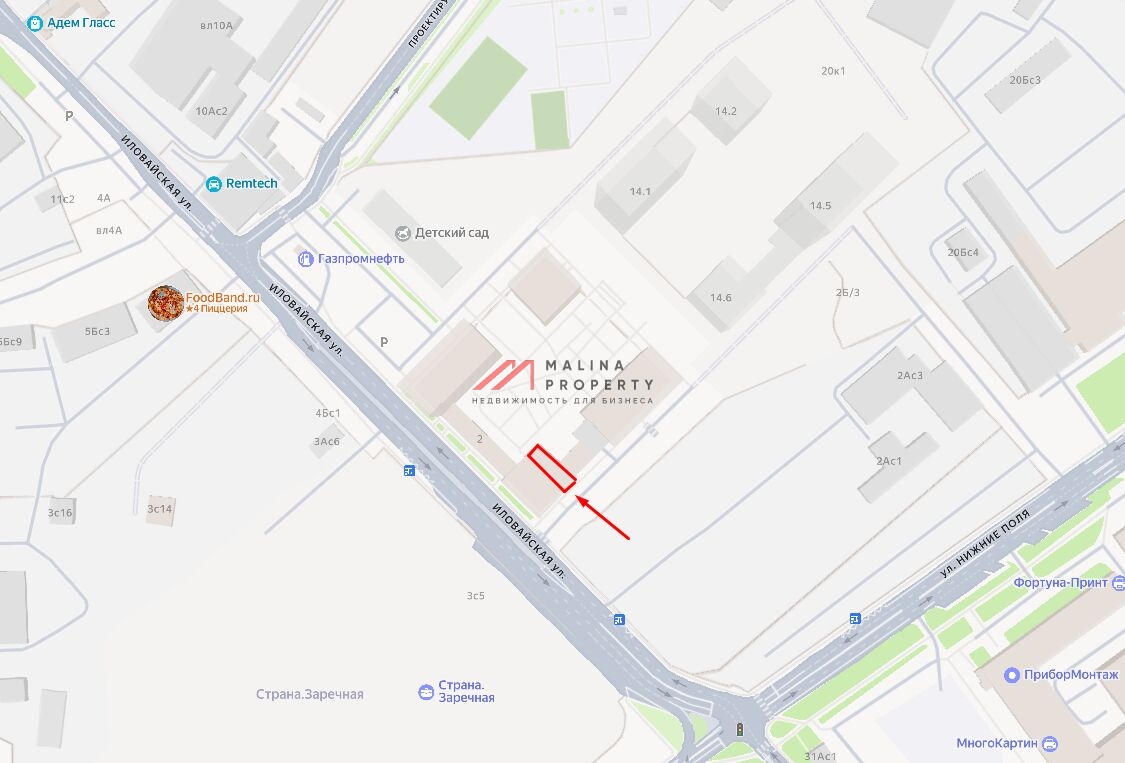 Аренда торгового помещения в ЖК Люблинский парк