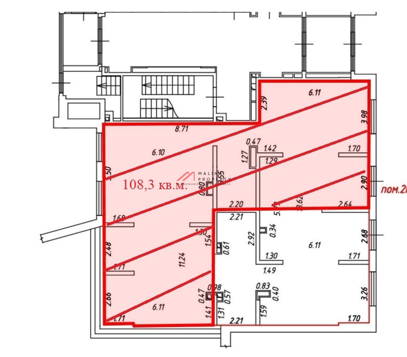 Аренда торгового помещения в ЖК "Никольские луга" 