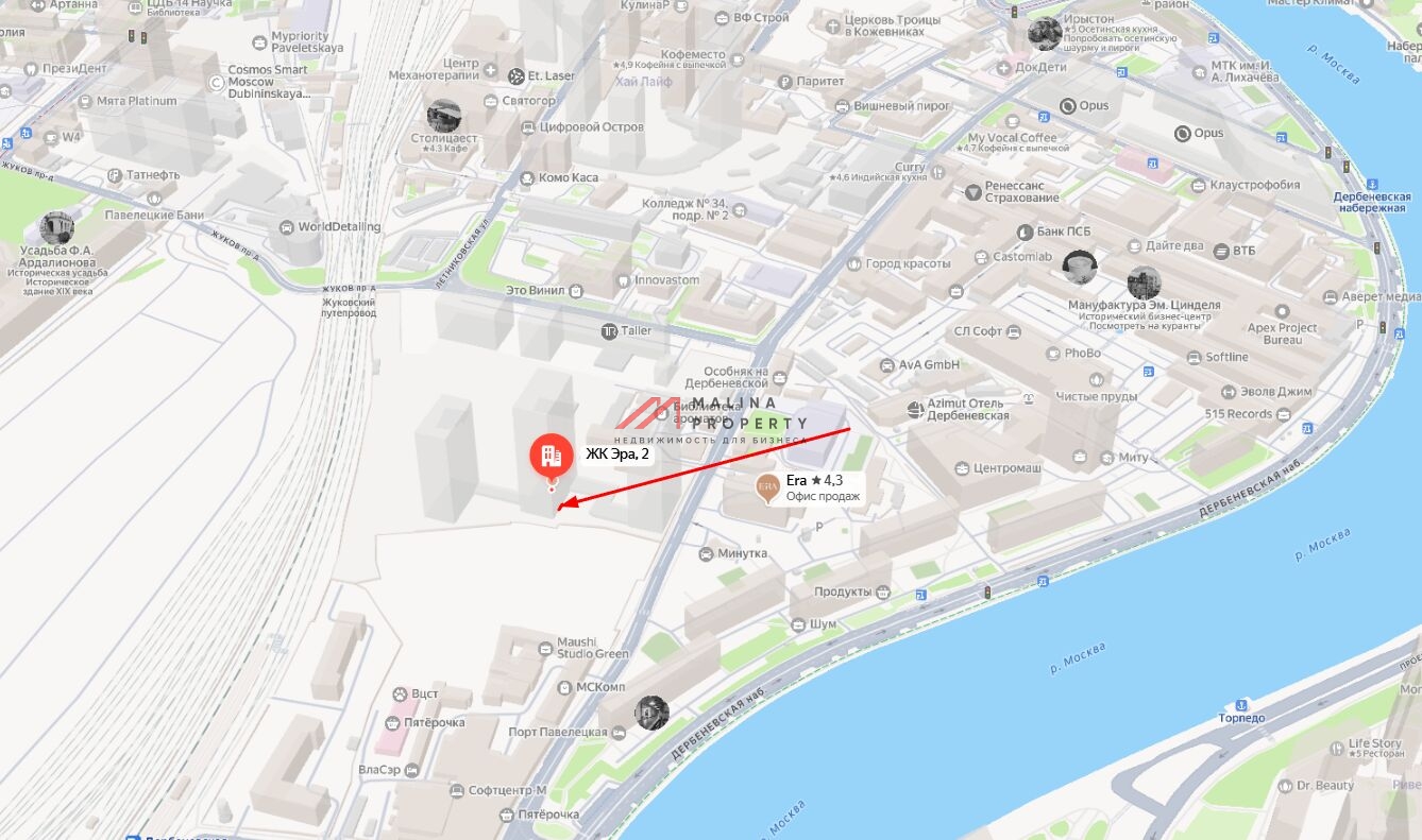 Продажа торгового помещения в ЖК премиум класса "Era" 