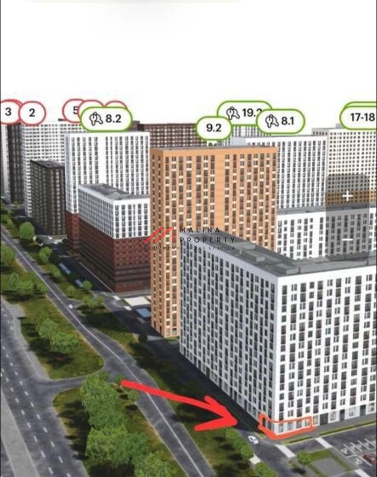 Аренда нежилого помещения в ЖК "Белая Дача Парк"