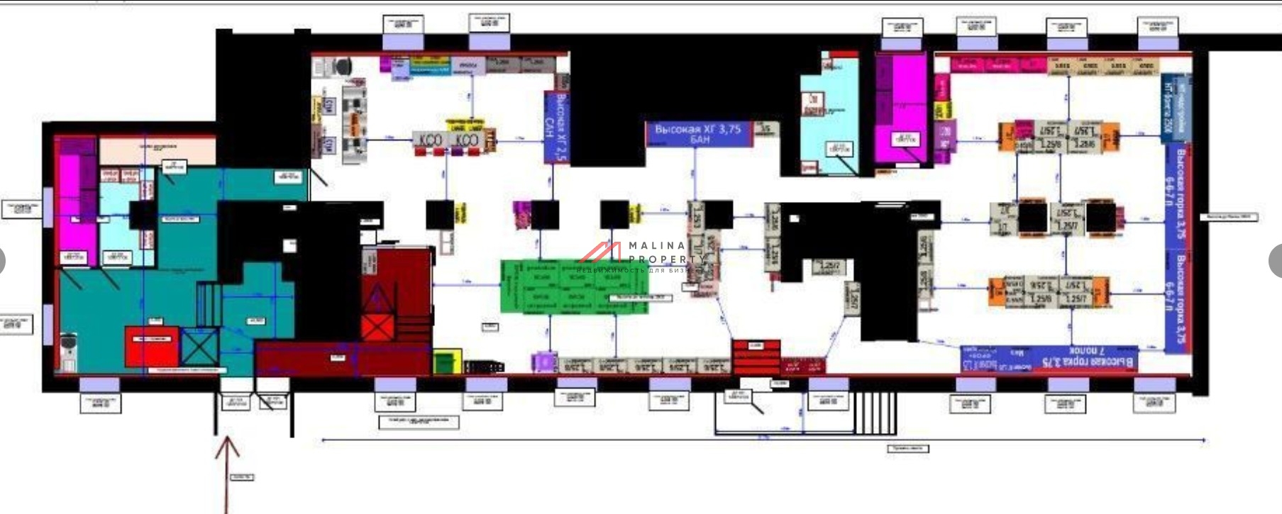 Продажа торгового помещения с арендатором Магнит