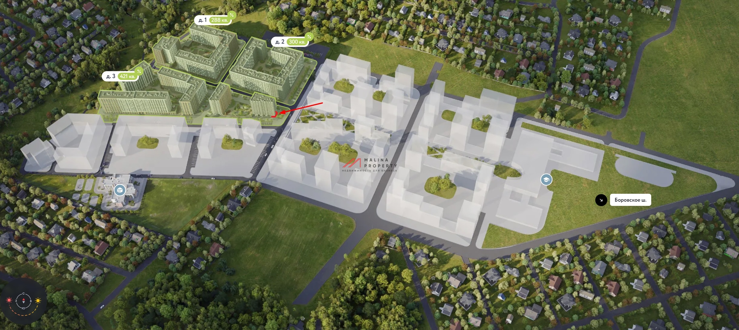 Аренда торгового помещения в ЖК "Родные кварталы"