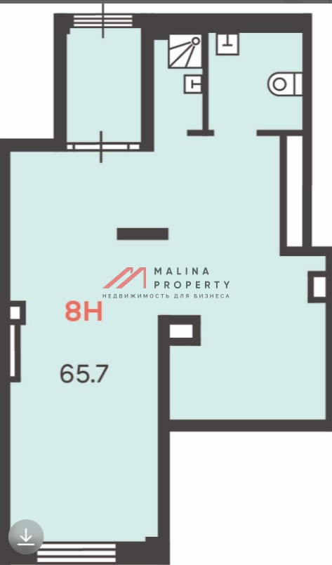 Аренда помещения в новом доме на Амурской