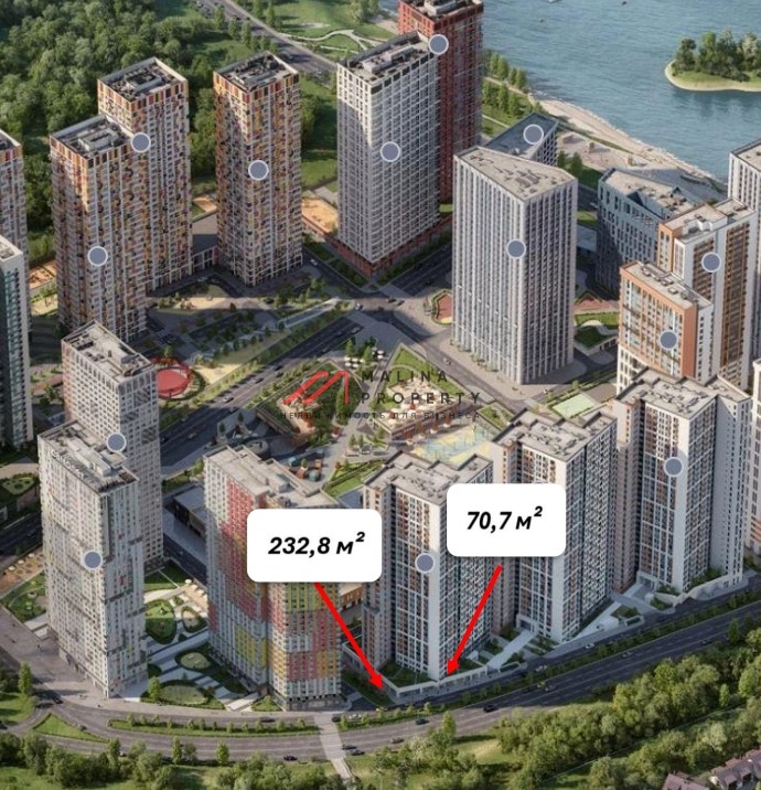 Продажа торгового помещения с арендатором "Магнит" в ЖК Спутник