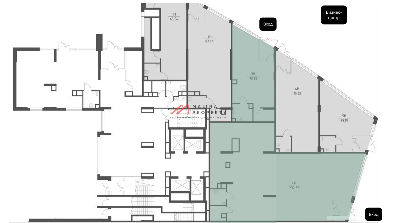Продажа торгового помещения с арендатором "Магнит" в ЖК Спутник
