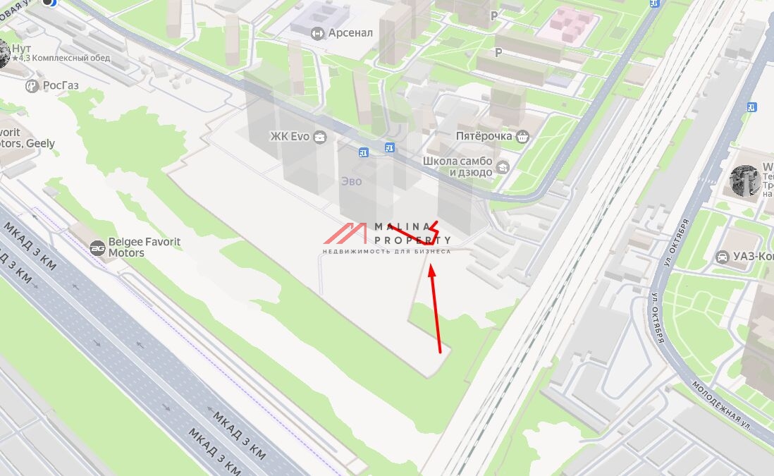 Продажа торгового помещения под супермаркет в ЖК EVO