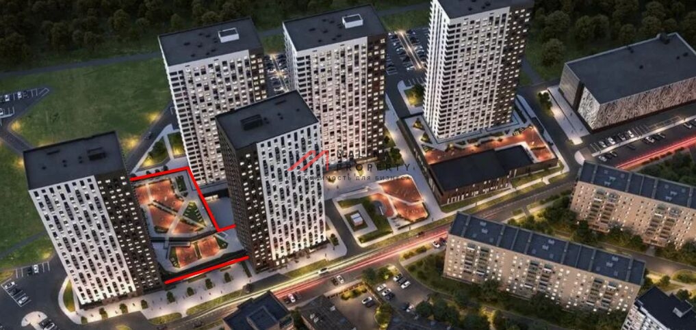 Продажа торгового помещения под супермаркет в ЖК EVO