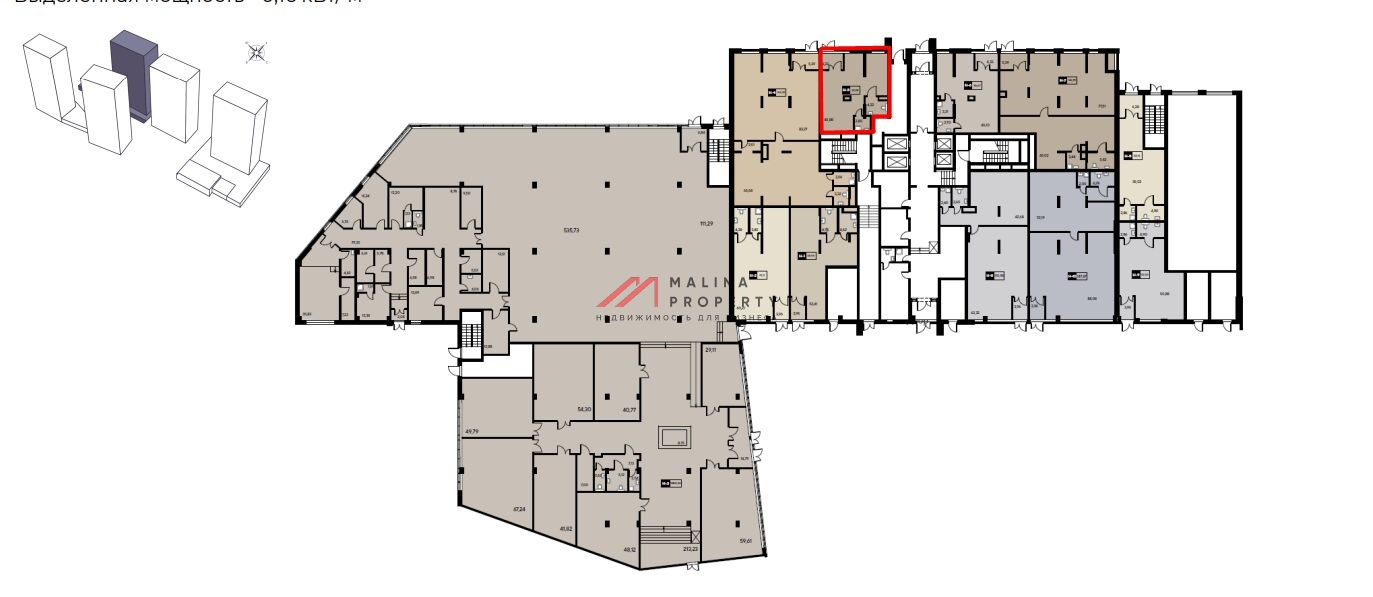 Продажа торгового помещения в жилом комплексе EVO