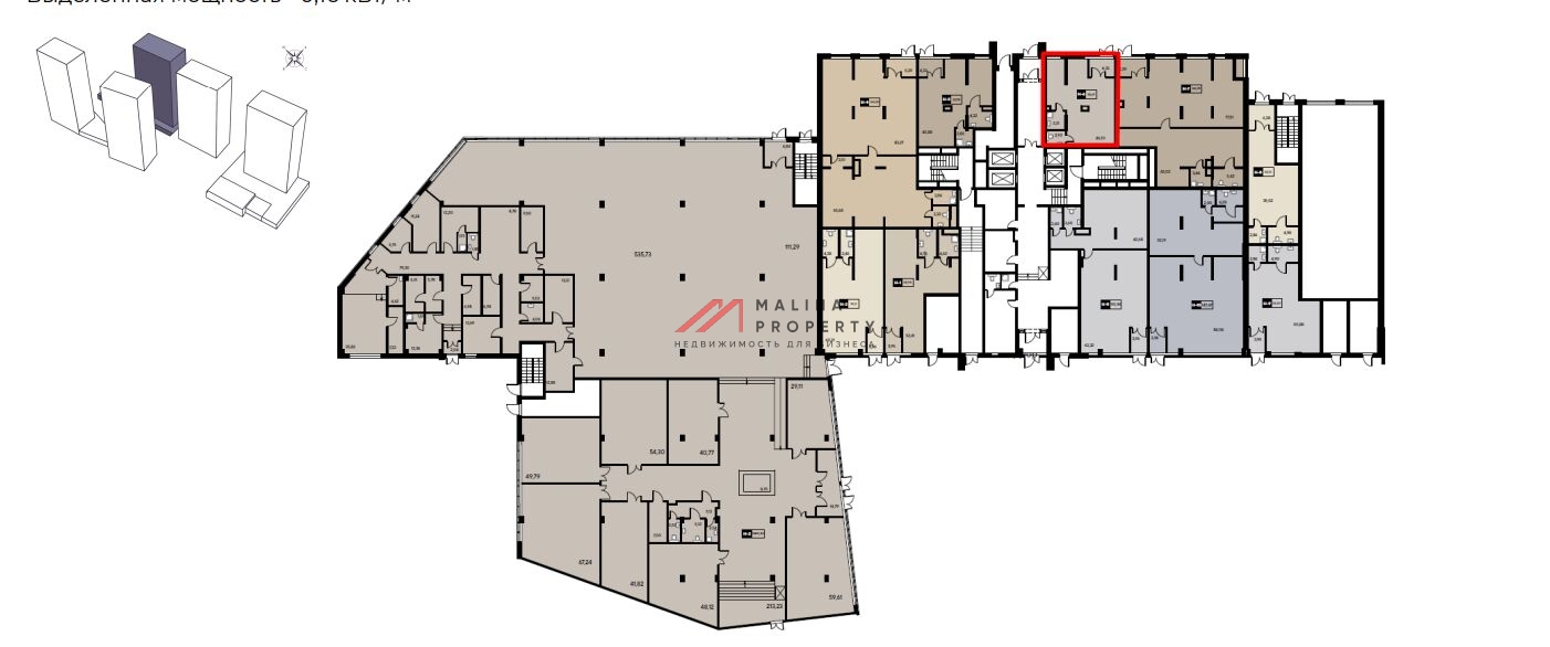 Продажа торгового помещения в жилом комплексе EVO