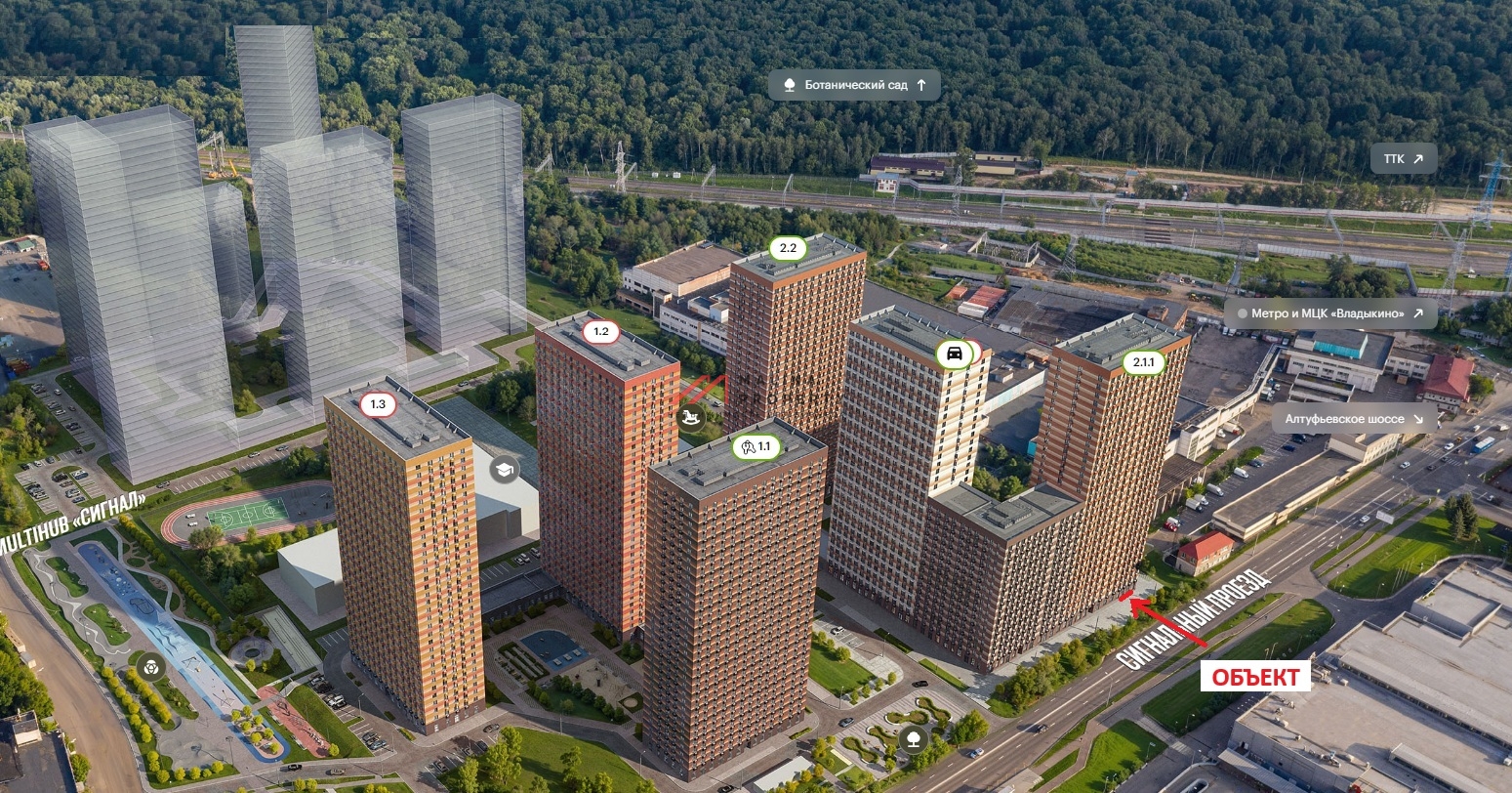 Продажа торгового помещения в ЖК "Сигнальный 16" (1-я линия)