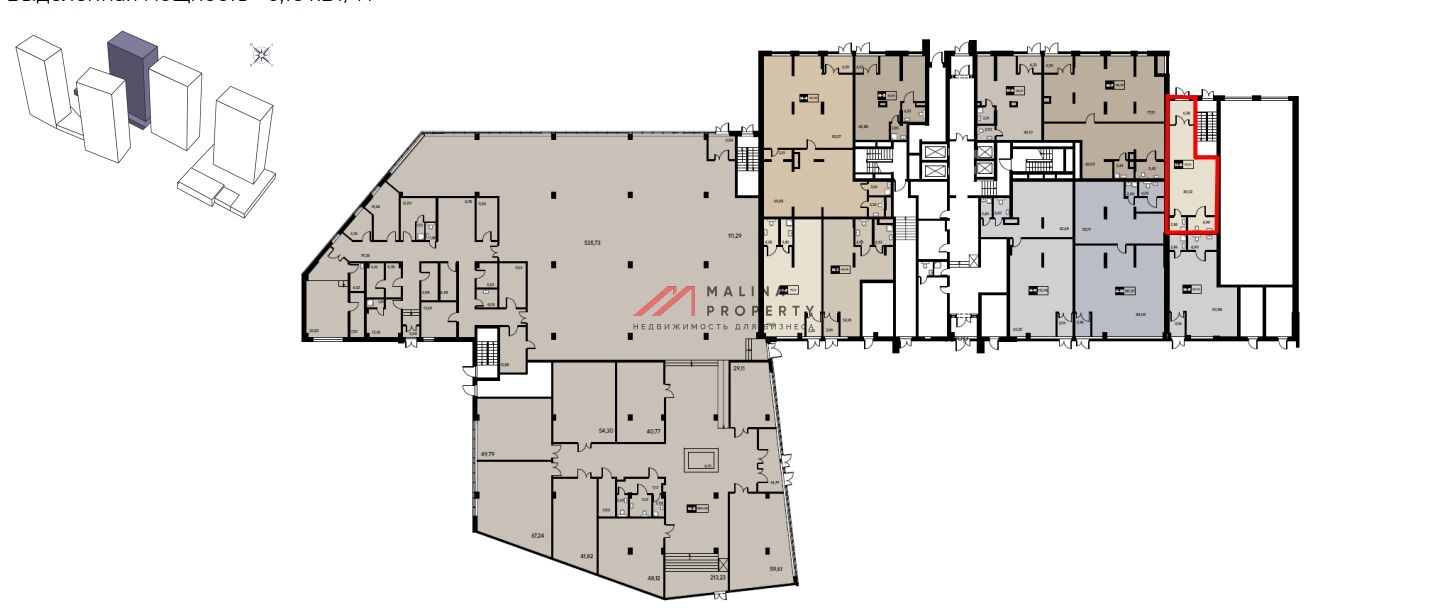 Продажа торгового помещения в жилом комплексе EVO