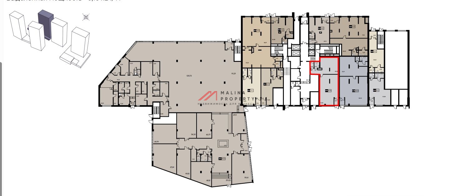 Продажа торгового помещения в жилом комплексе EVO