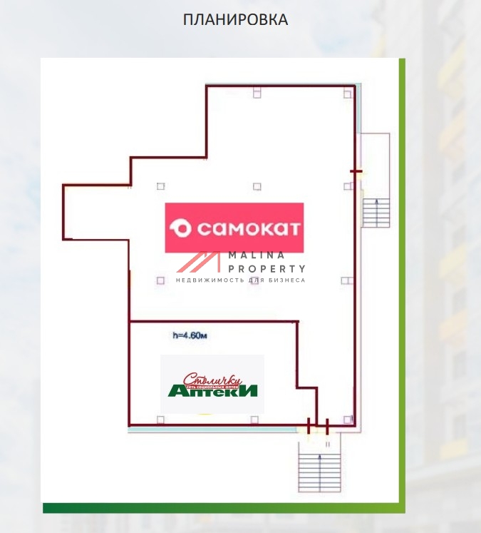 Продажа помещения с арендатором 