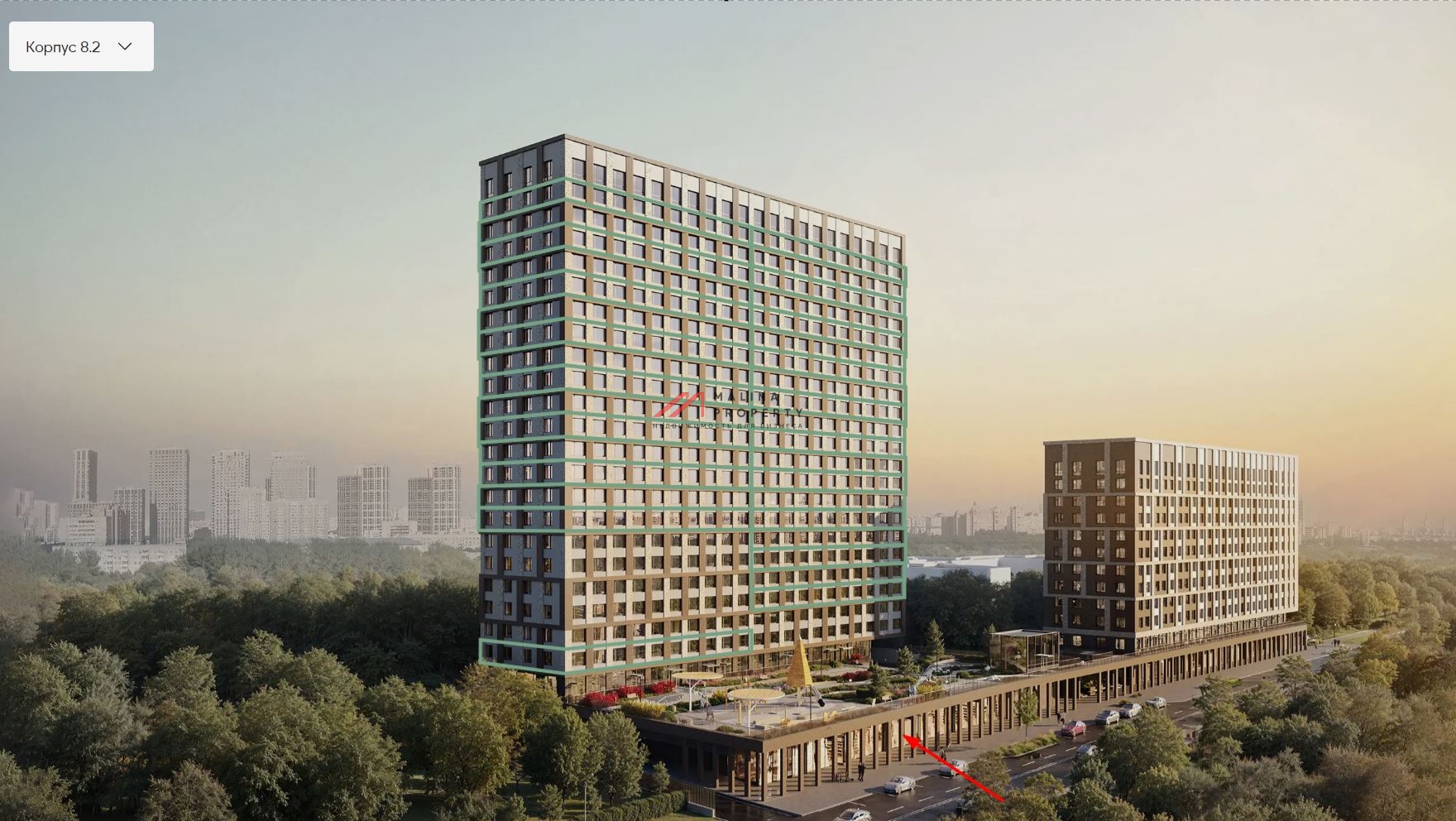 Продажа торгового помещения в ЖК "Мангазея на Речном"