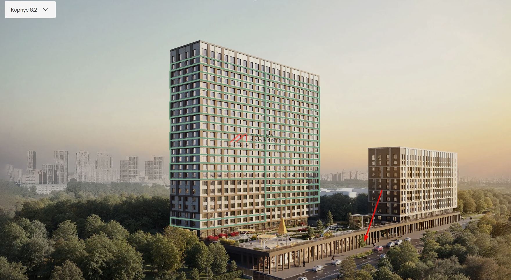 Аренда торгового помещения в ЖК "Мангазея на Речном"