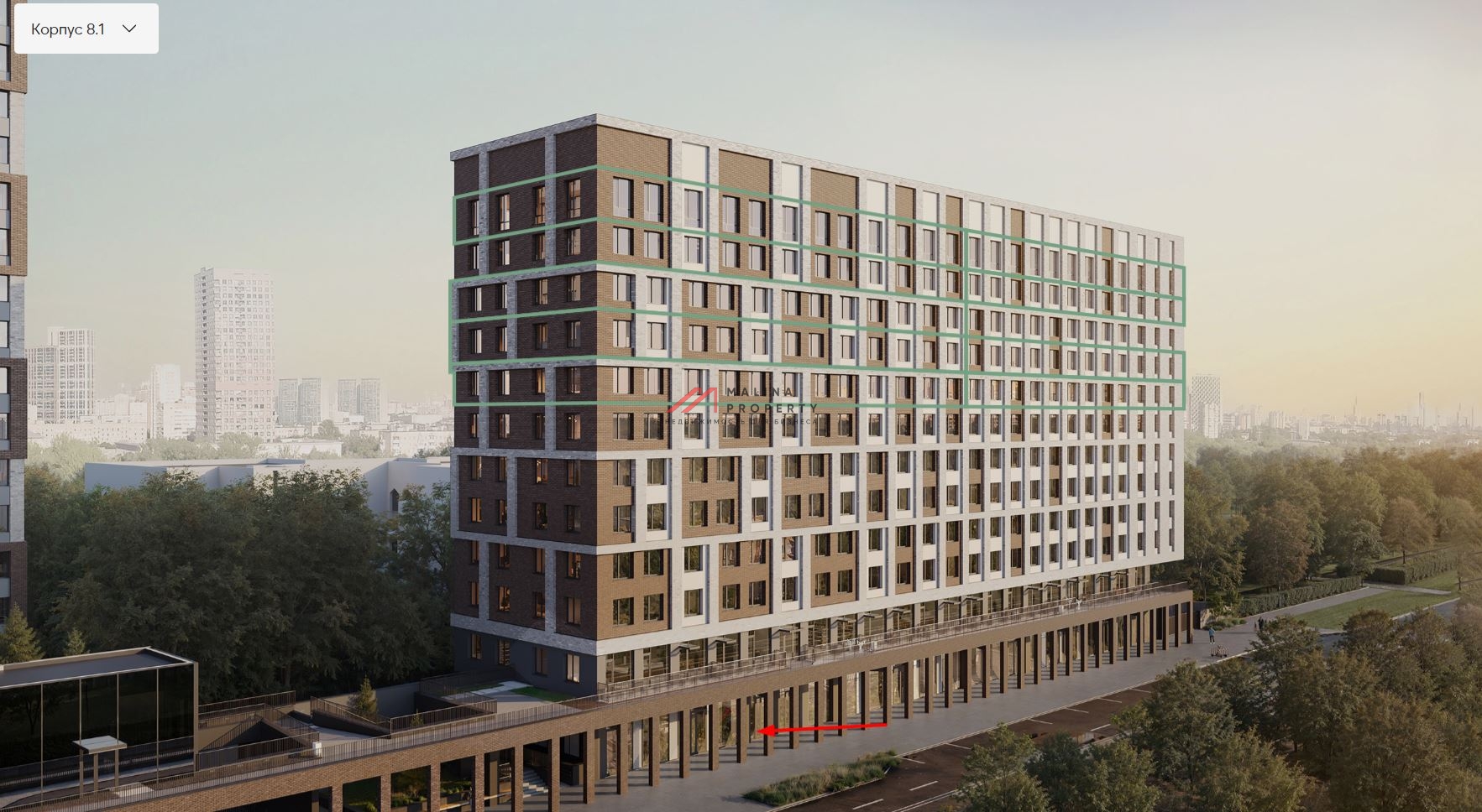 Продажа торгового помещения в ЖК "Мангазея на Речном"