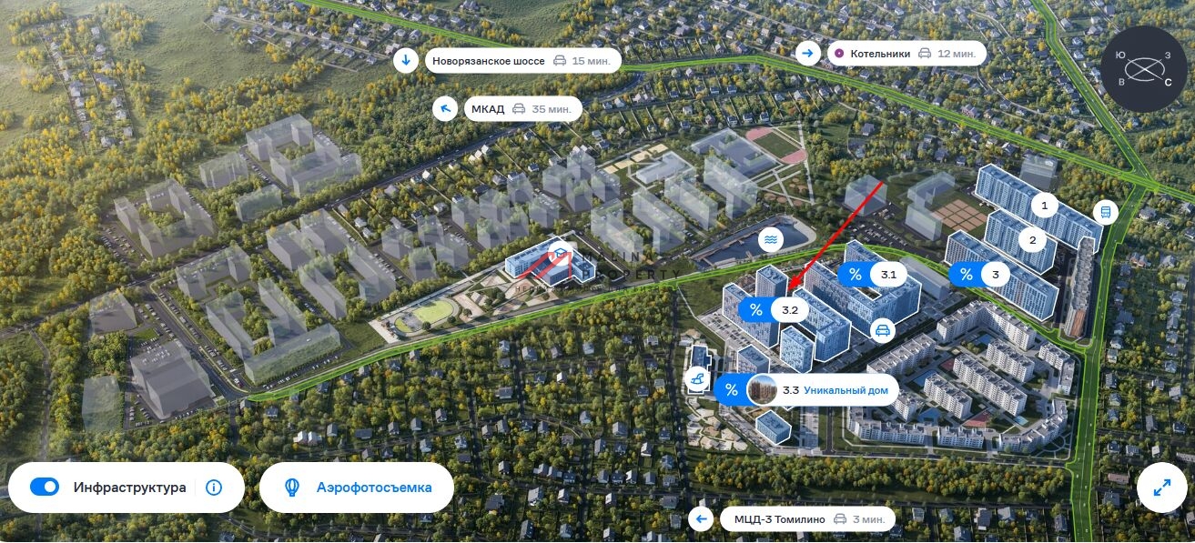 Продажа торгового помещения в ЖК "Егорово Парк" 