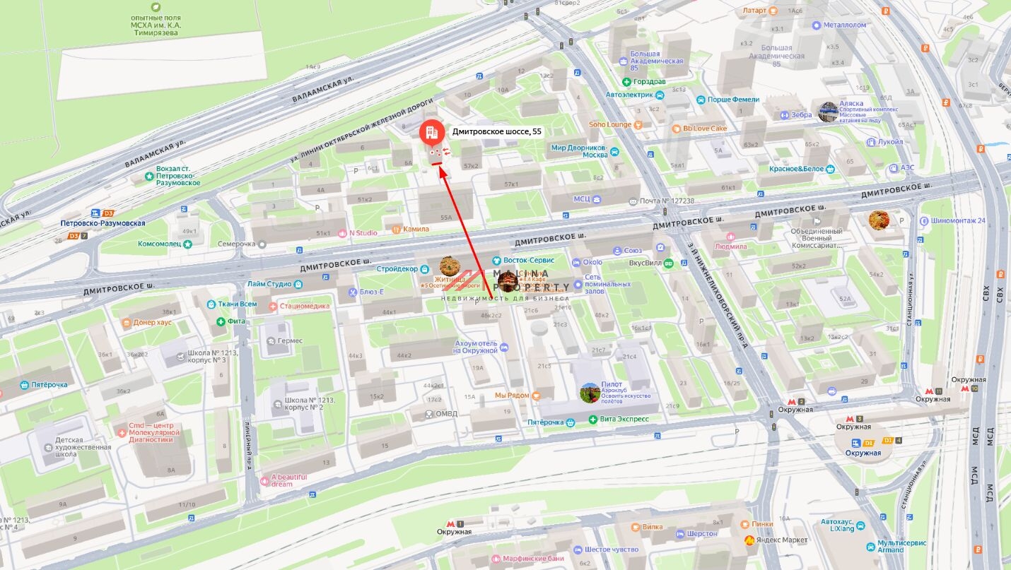 Продажа торгового помещения на Дмитровском шоссе 