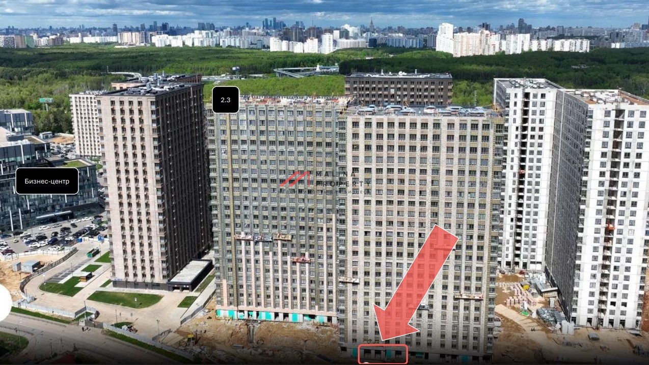 Продажа торгового помещения в ЖК "Тропарево парк" 