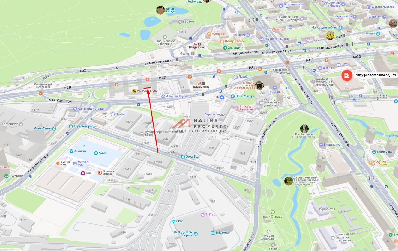 Продажа торгового помещения под супермаркет в ЖК "Signal"