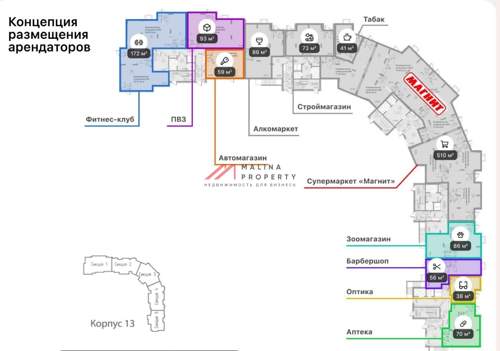Продажа торгового помещения в Домодедово