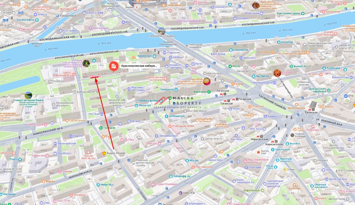 Продажа помещения рядом с метро Таганская 