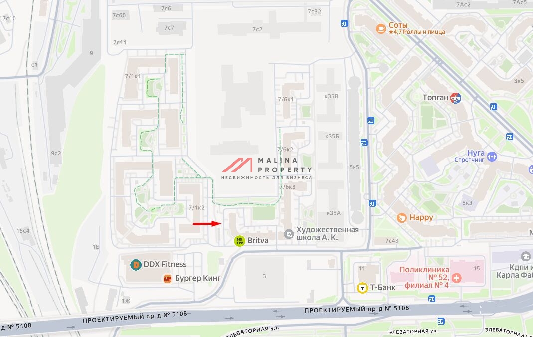 Продажа торгового помещения с арендатором Винлаб