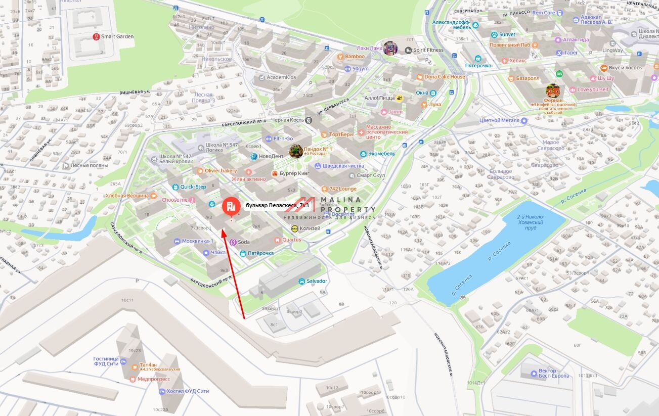 Продажа торгового помещения в ЖК "Испанские кварталы" 