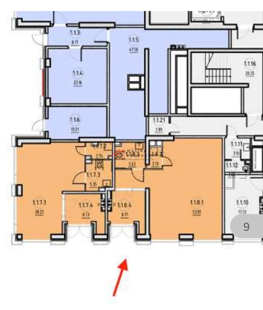 Продажа торгового помещения в ЖК "Will Towers"