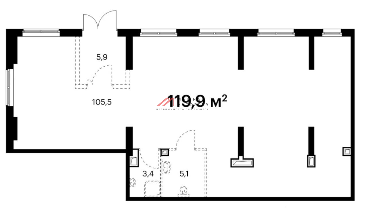 Аренда торгового помещения в ЖК "Одинцово -1 " 