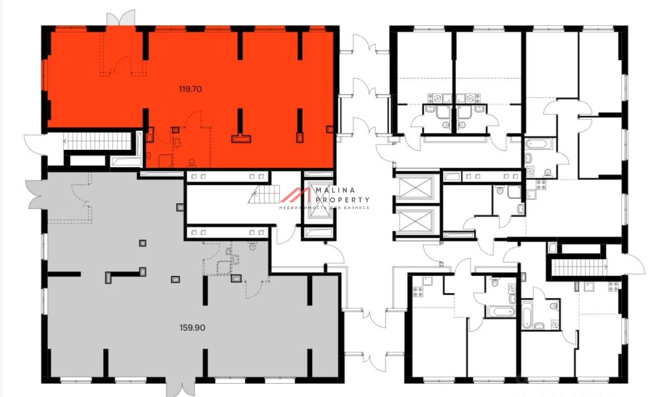 Аренда торгового помещения в ЖК "Одинцово -1 " 