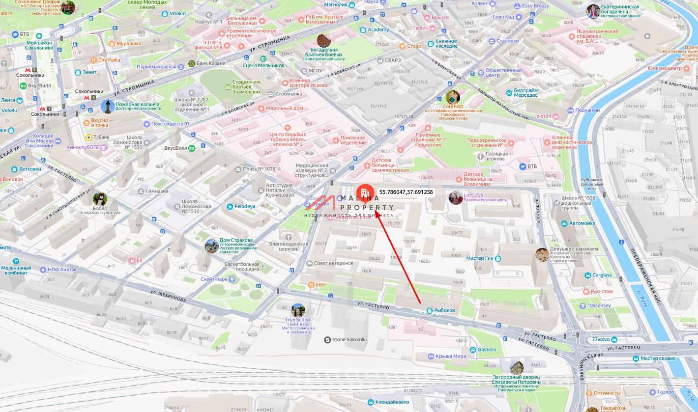 Продажа здания под фитнес в ЖК "Ренессанс" 