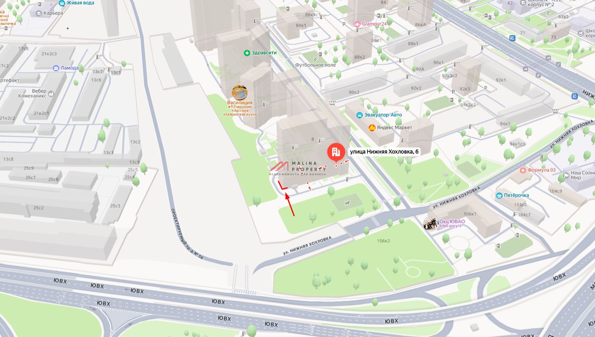 Продажа торгового помещения в новом доме на Новохохловской