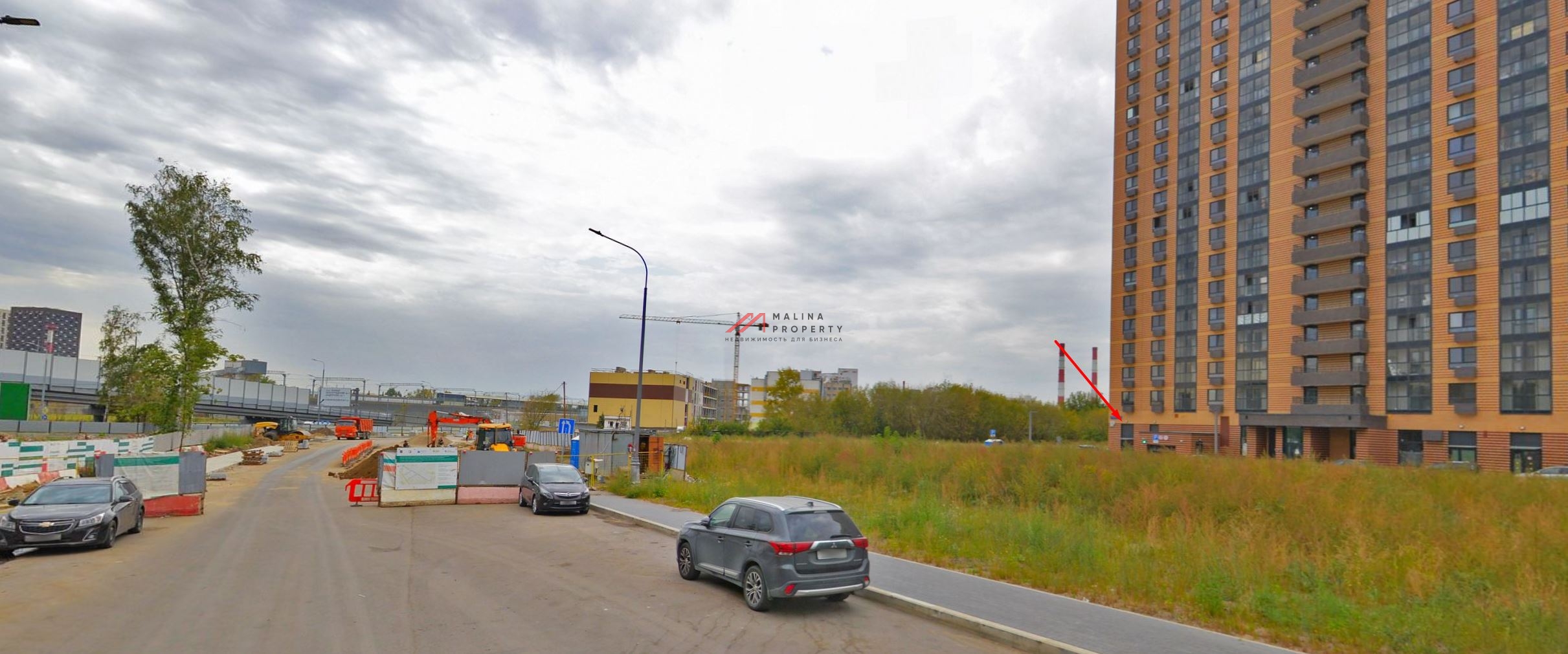 Продажа торгового помещения в новом доме на Новохохловской