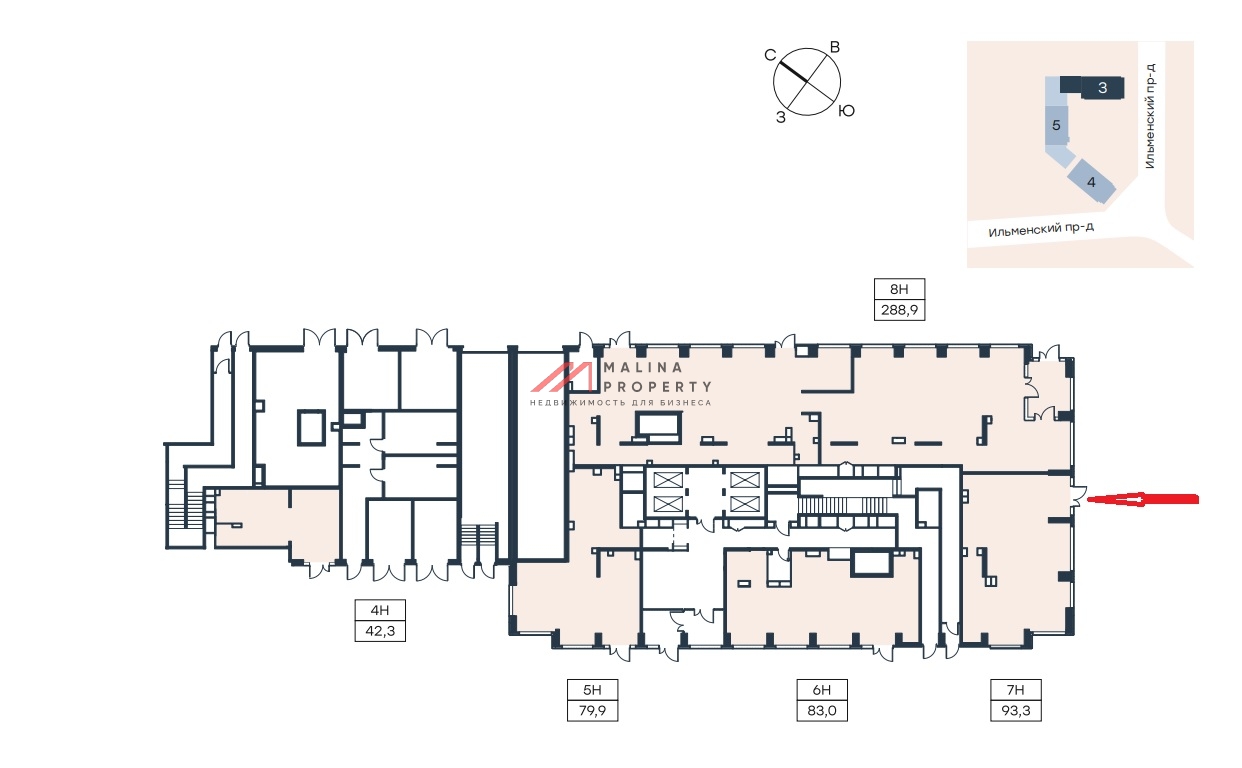 Продажа торгового помещения в ЖК "Level Селигерская" 