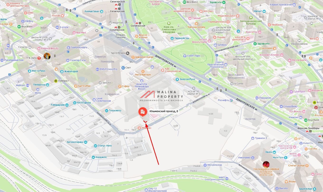 Продажа торгового помещения в ЖК "Level Селигерская" 