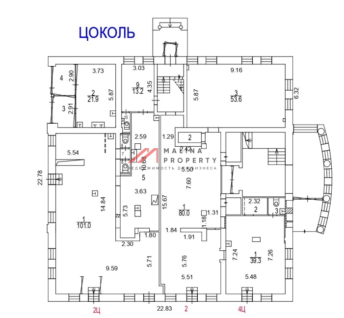 Продажа здания с сетевыми арендаторами на Бауманской