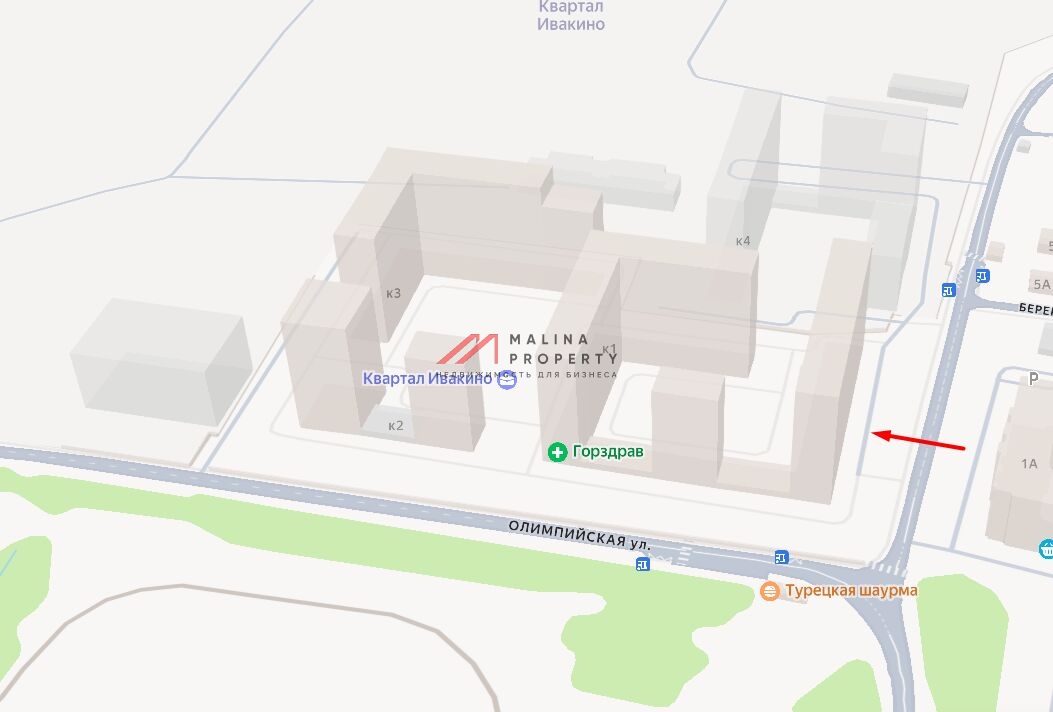 Продажа торгового помещения в ЖК "Квартал Ивакино"