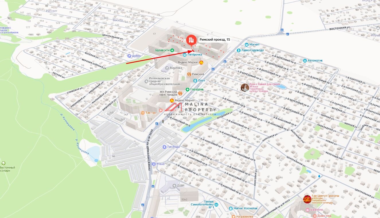 Продажа торгового помещения в ЖК "Римский"