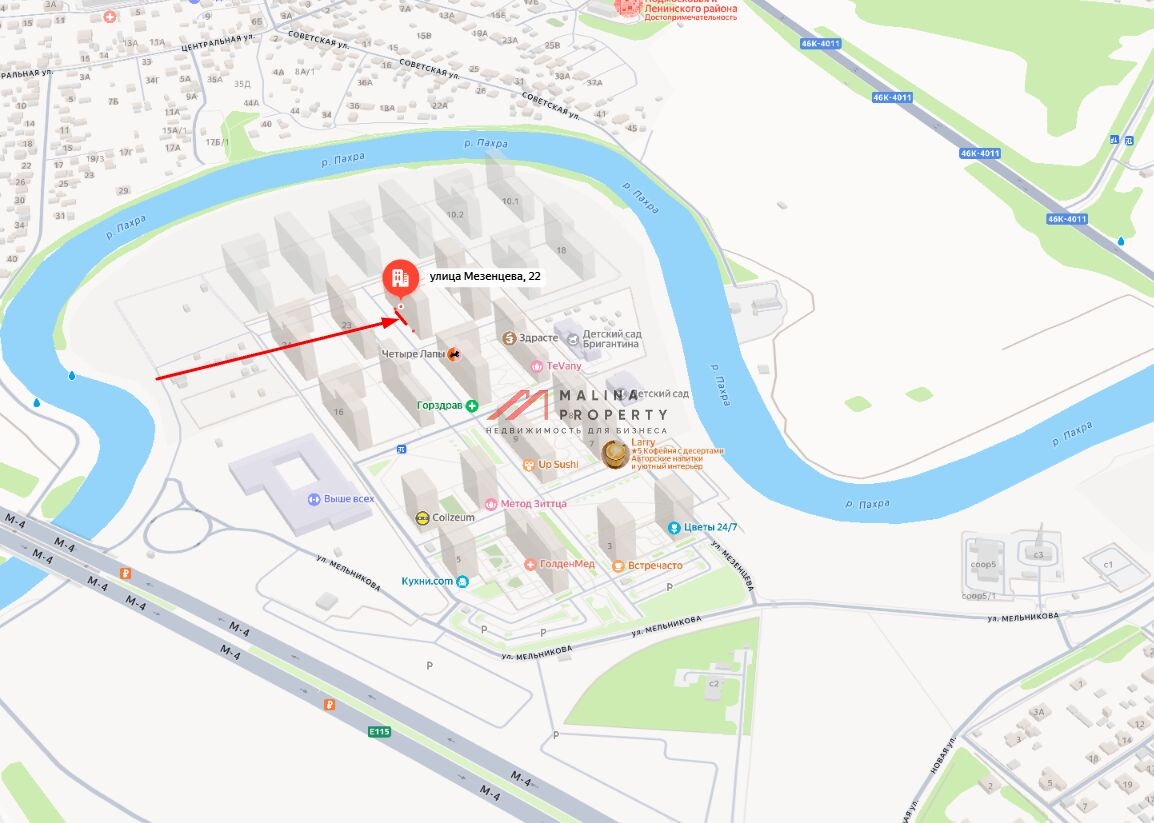 Продажа помещения с арендатором "Магнит" в ЖК "Прибрежный Парк"