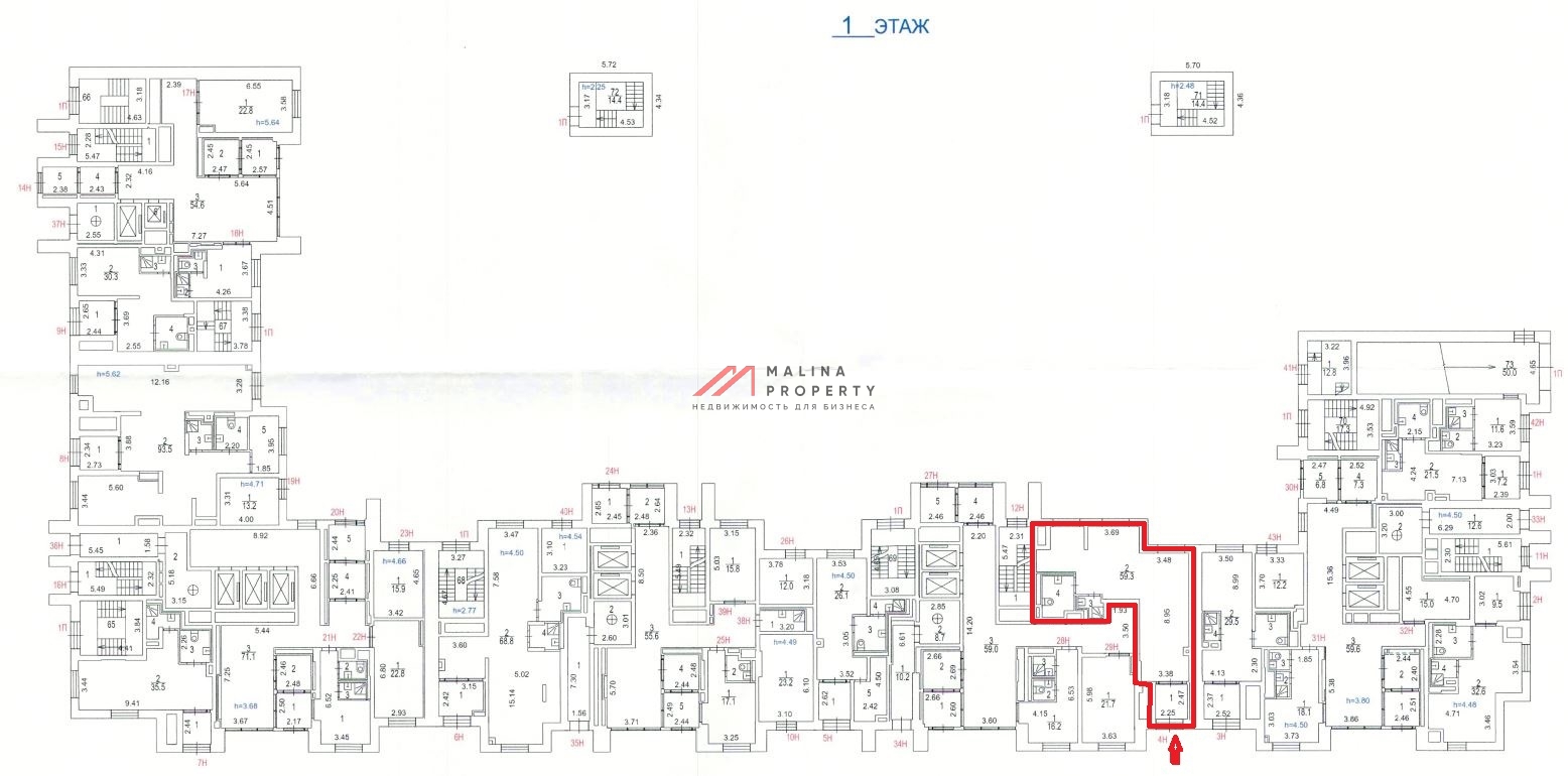 Продажа торгового помещения в новом доме