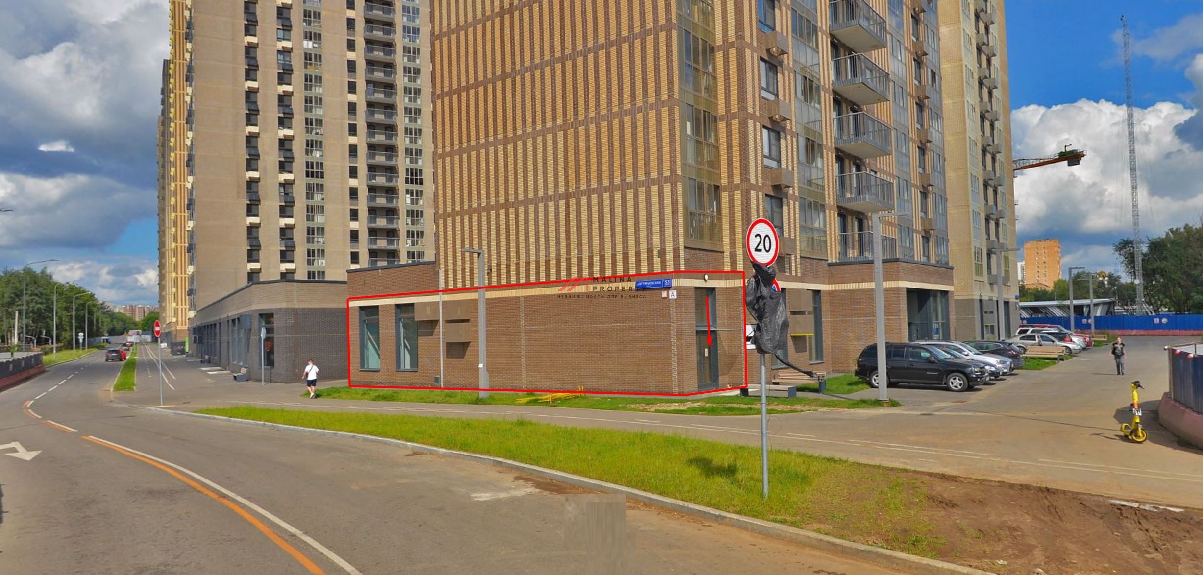 Аренда помещения на въезде в ЖК "Алтуфьевское 53"