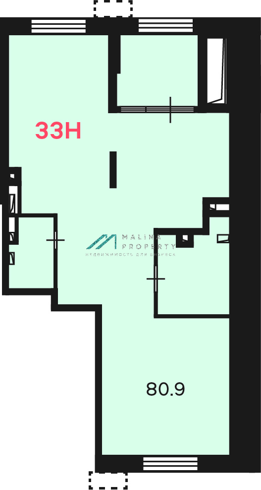 Аренда торгового помещения в новом доме