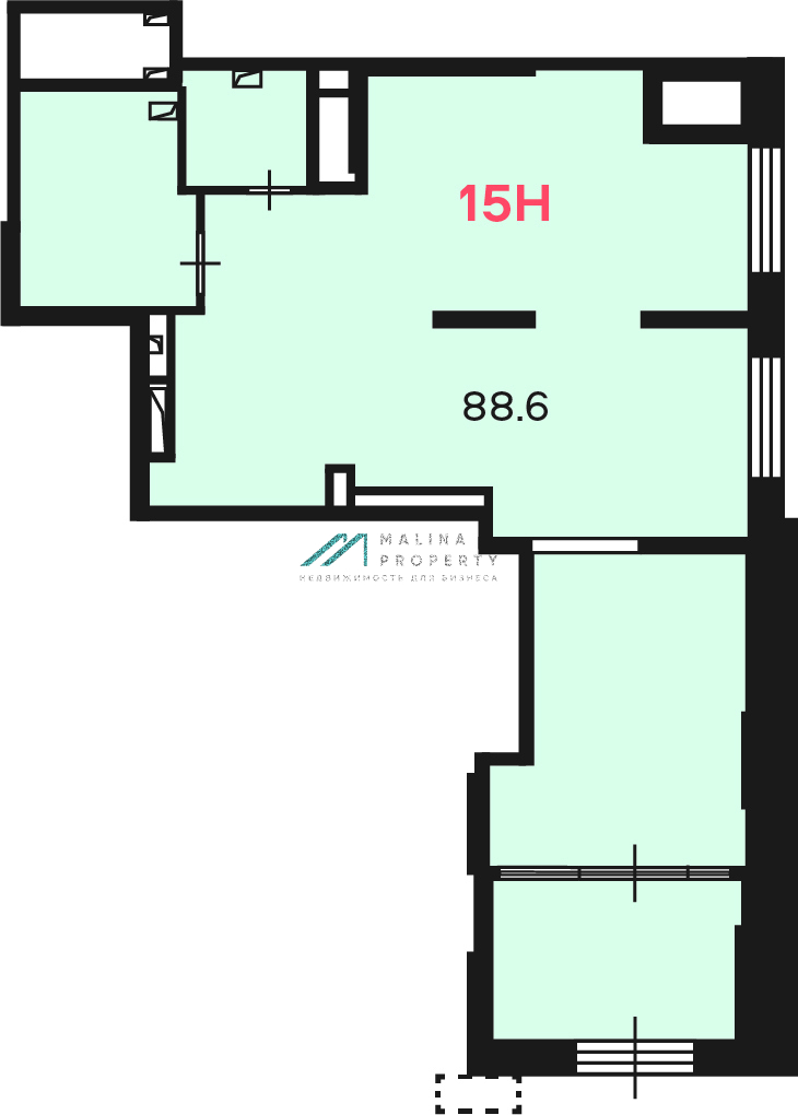 Продажа торгового помещения в новом доме